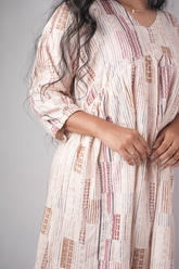 Soft Premium Rayon Maternity Coord Set | Abstract Print | Feeding Compatible & Comfortable